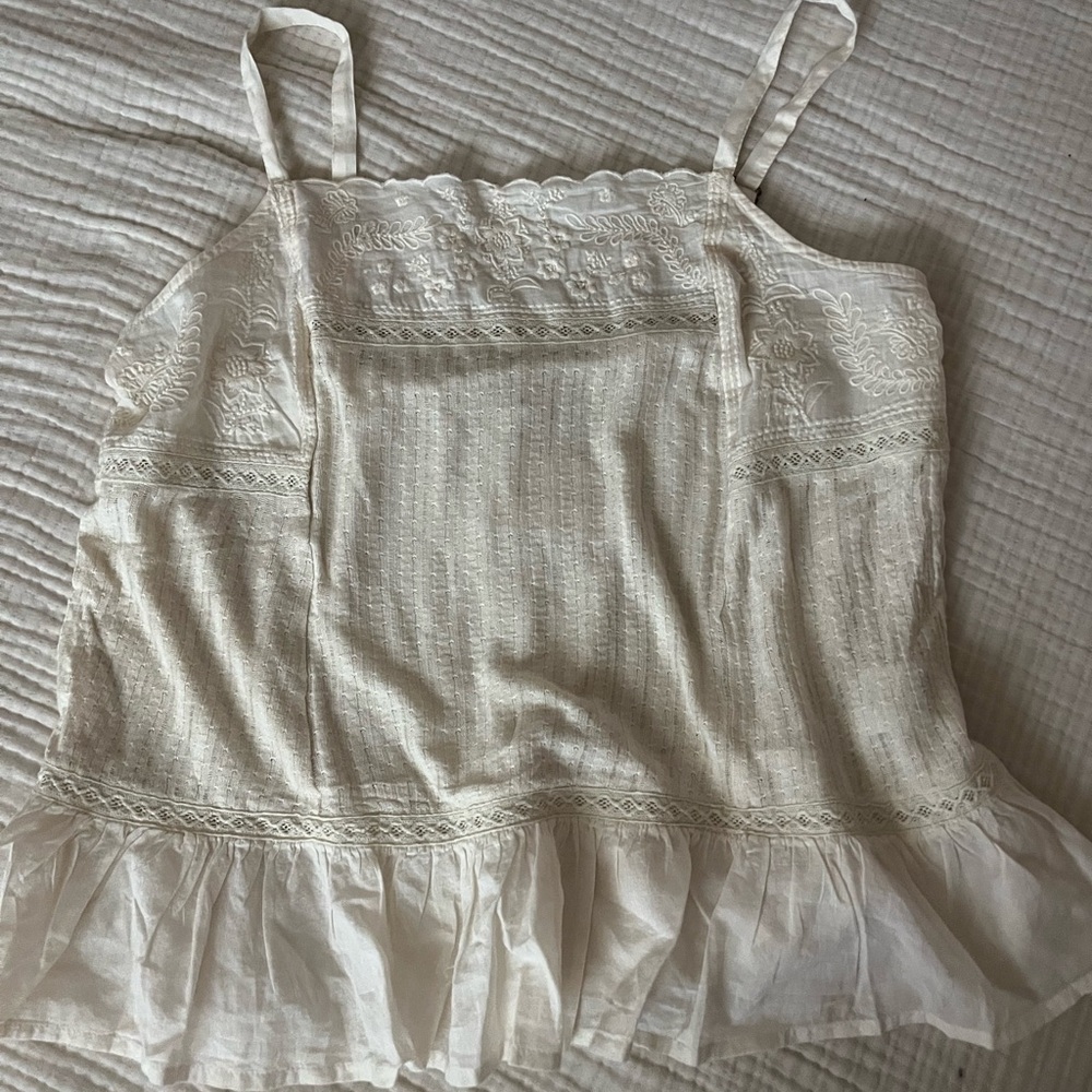 Lucky Brand Cream Blouse - Picture 4 of 6